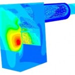 CFD Results Showing Surface Temperature Contours