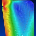 Axisymmetric Finite Element Model of Pressure Vessel