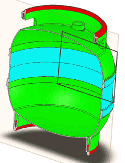 The Supplied 3D Model of the Cask