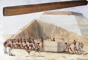 Ancient Egyptians Standardized Measurement using Cubit Rods Enabling Large Constructions