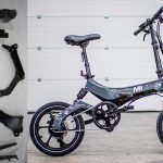 MiRiDER One high-pressure die cast magnesium frame parts and assembled bike